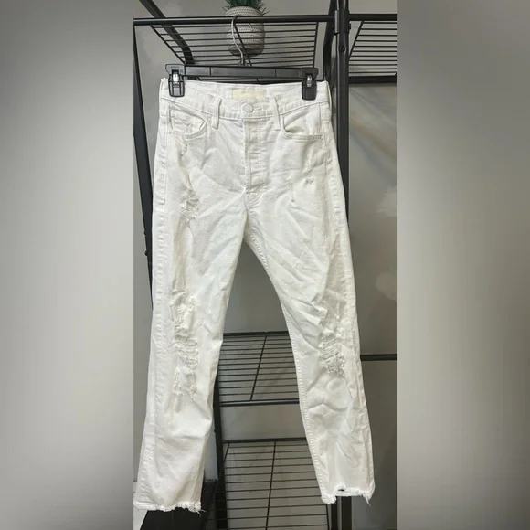 ‼️BF SALE ‼️MOTHER Superior Tomcat Ankle distressed in color Quite Innocent - Picture 7 of 10